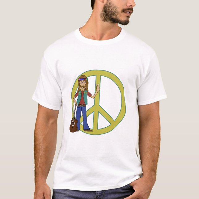 Camiseta Paz do Hippie (Frente)