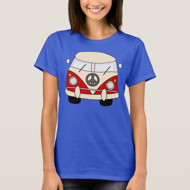 Camiseta Paz do hippy (Frente)