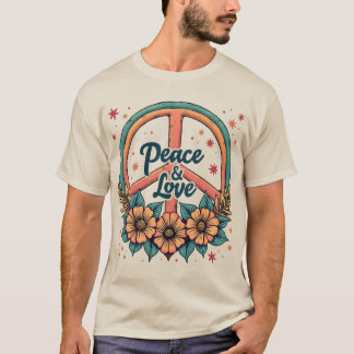 Camiseta Paz E Amor