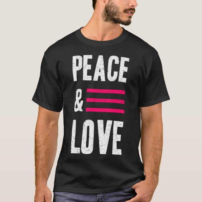 Camiseta Paz e amor (Frente)