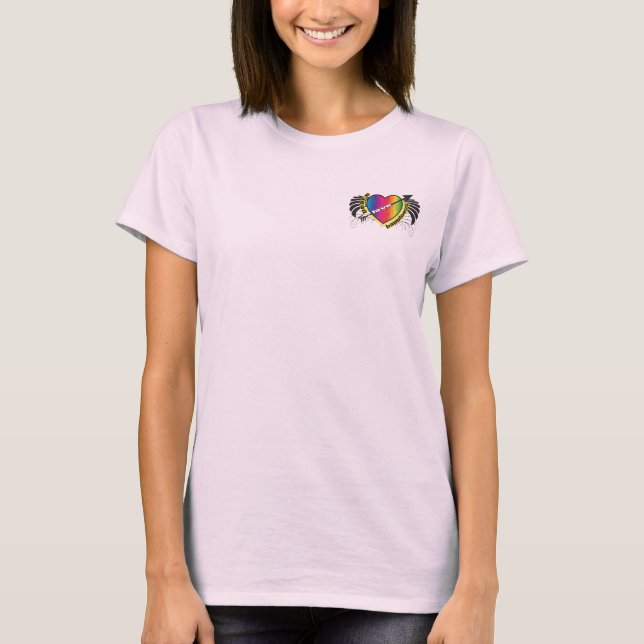 Camiseta Paz e Amor (Frente)