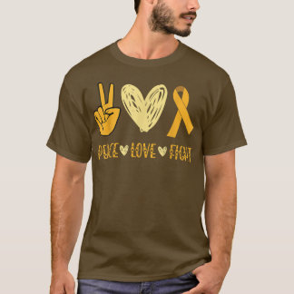 Camiseta Paz e Amor Combatem a Combatente da Consciência do