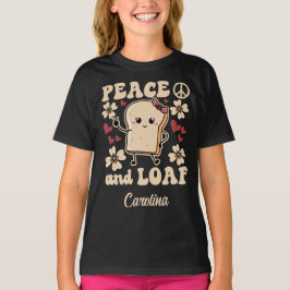 Camiseta Paz e Loaf | Brincadeiras com Sinal de Paz - Preto