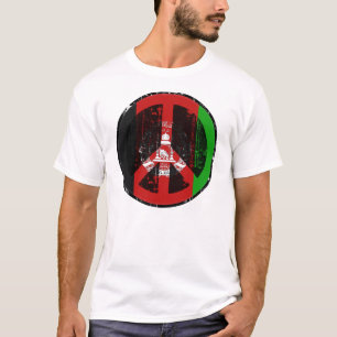 Camiseta Paz em Afeganistão
