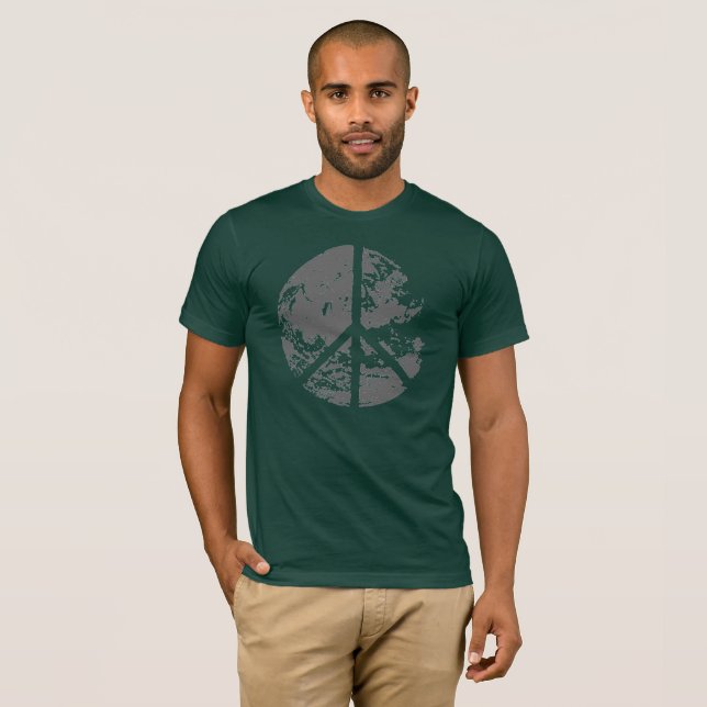 Camiseta Paz em nosso planeta (Frente Completa)