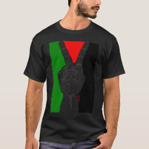 Camiseta Paz em Palestina (preto)