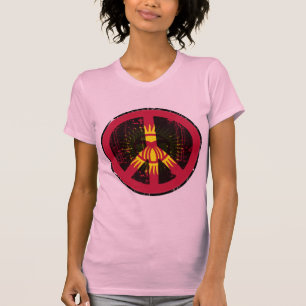Camiseta Paz em Quirguistão