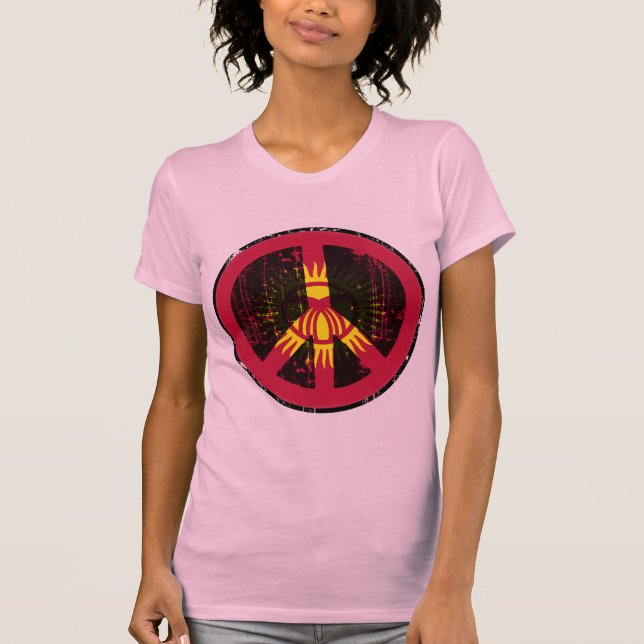 Camiseta Paz em Quirguistão (Frente)