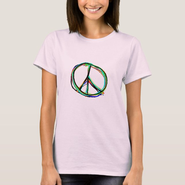 Camiseta Paz em todas as cores (Frente)