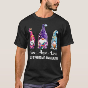 Camiseta Paz Esperança Ama Gnomos Sindrome Lyndrome Consciê
