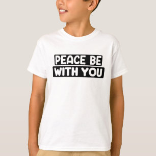 Camiseta Paz Esteja Com Seu Presente Islâmico Árabe