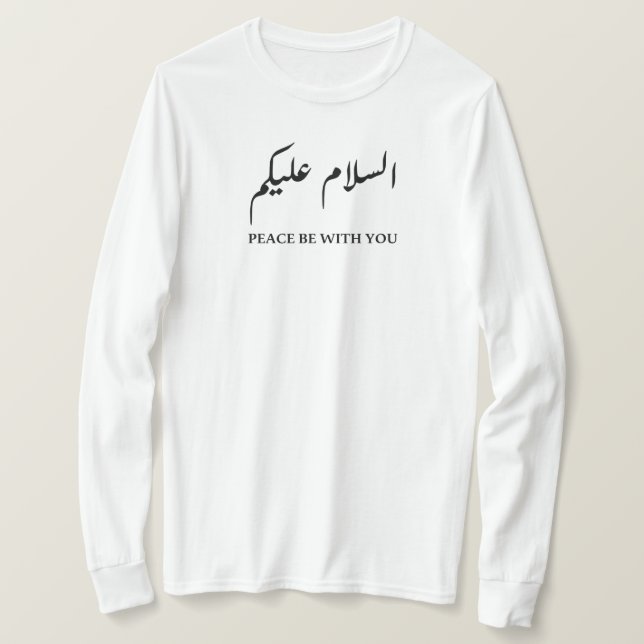 Camiseta Paz Esteja Com Você (Frente do Design)