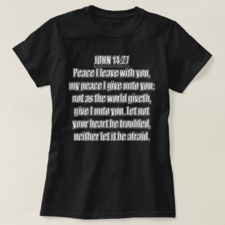 Camiseta Paz Eu Deixo Com Você João 14 27 KJV