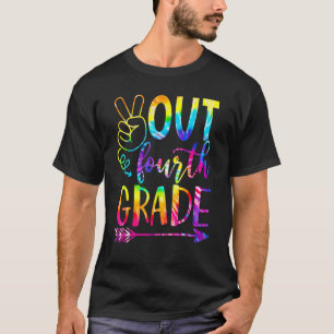 Camiseta Paz Feliz Dia do Quarto Ano no Último Dia da Escol