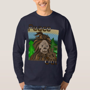 Camiseta Paz fora Bigfoot Sasquatch