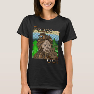 Camiseta Paz Fora Pé Grande Sasquatch