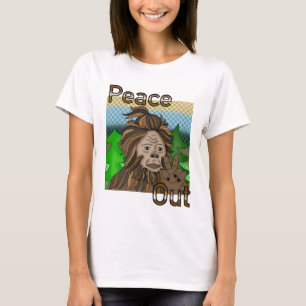 Camiseta Paz Fora Pé Grande Sasquatch