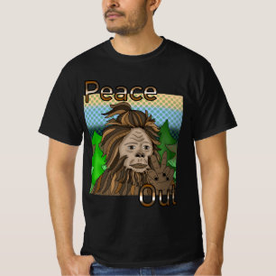 Camiseta Paz Fora Pé Grande Sasquatch