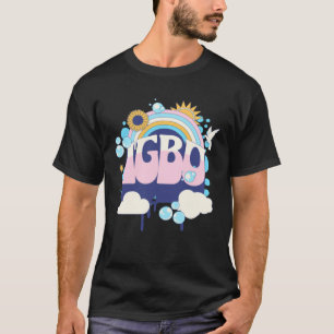 Camiseta Paz Igbo Anos 60 Letreiro Ancestralidade Iniciação