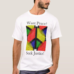 CAMISETA PAZ & JUSTIÇA