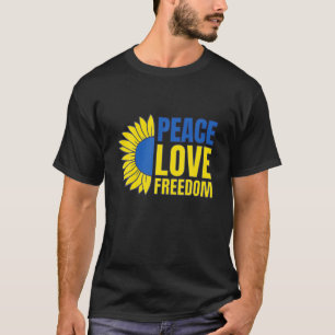 Camiseta Paz Liberdade Amor Solidariedade Ucrânia