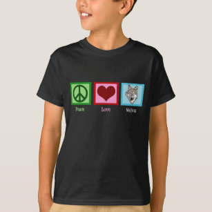 Camiseta Paz: Lobos Foguosos