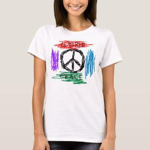 Camiseta paz mundial