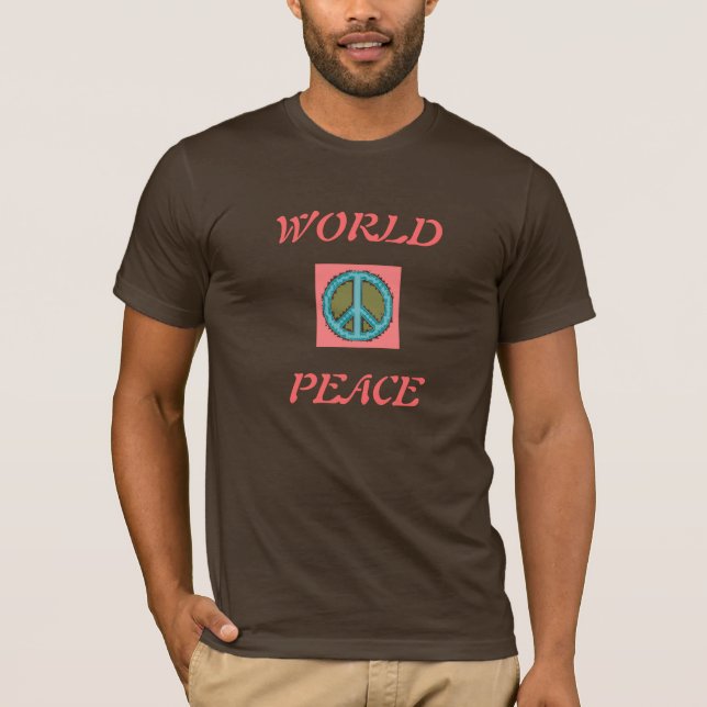 CAMISETA PAZ MUNDIAL (Frente)