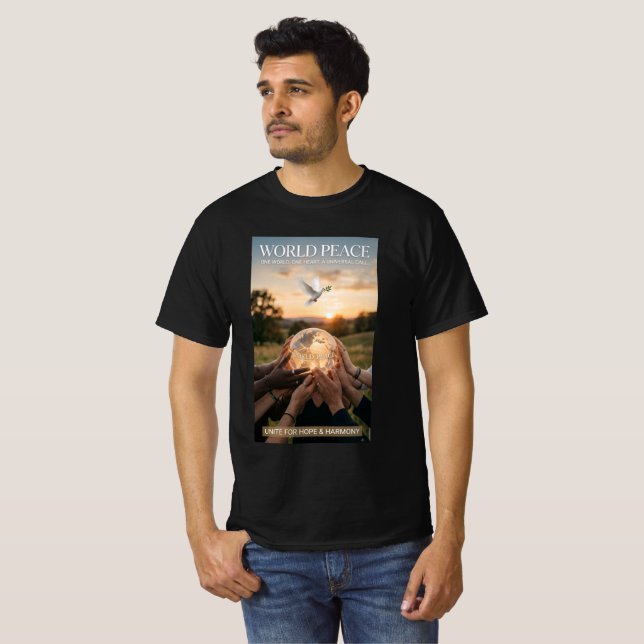 Camiseta Paz Mundial (Frente Completa)