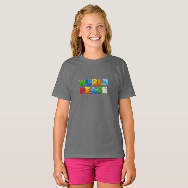 Camiseta Paz Mundial (Frente Completa)