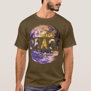 Camiseta Paz Mundial Na Terra Amor Humanitário Consciente E
