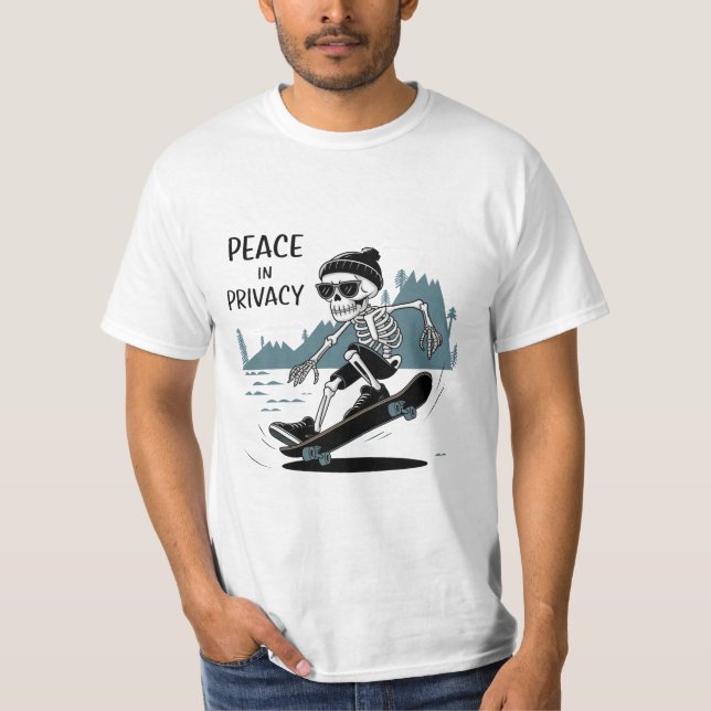 Camiseta Paz na Privacidade (Frente)
