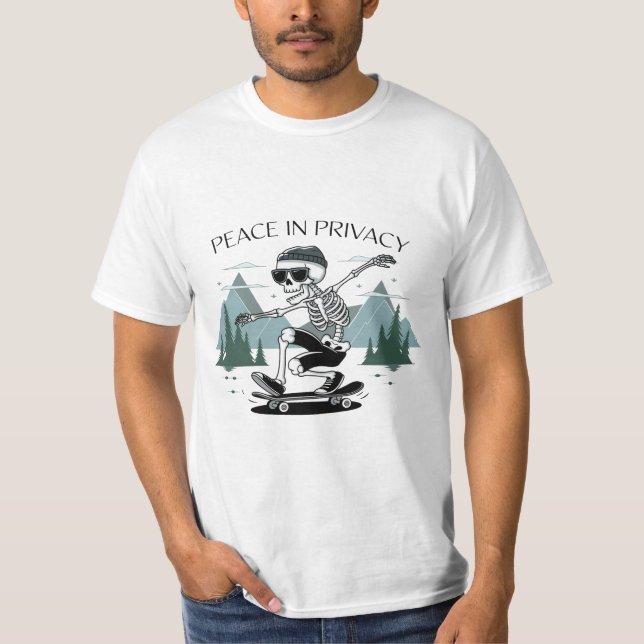 Camiseta Paz na Privacidade (Frente)