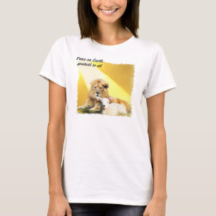 Camiseta Paz na T-camisa da terra…