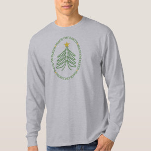 Camiseta Paz na Terra Árvore de Férias Modernas e Cotação