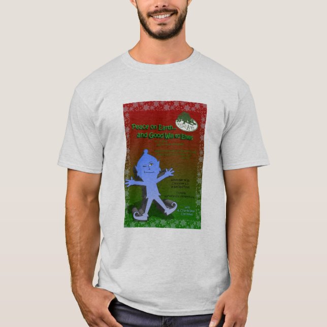 Camiseta Paz na terra… Benevolência aos duendes! (Frente)
