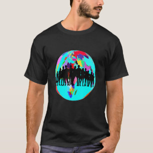 Camiseta Paz Na Terra Consciência Humanidade Amizade Amor W