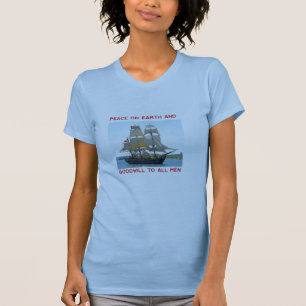 Camiseta Paz na terra e benevolência a todos os homens