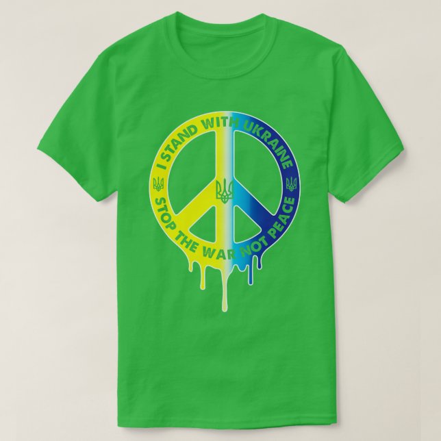 Camiseta Paz Na Ucrânia (Frente do Design)