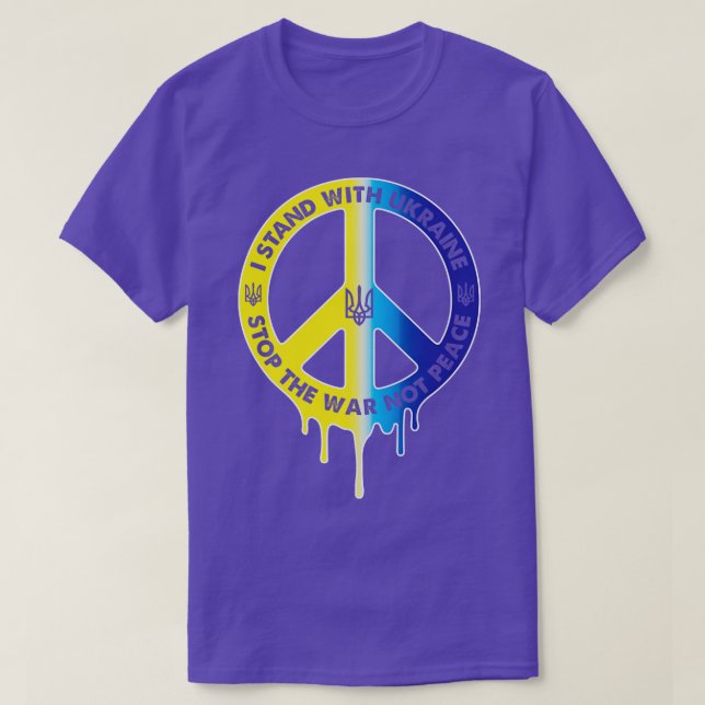 Camiseta Paz Na Ucrânia (Frente do Design)