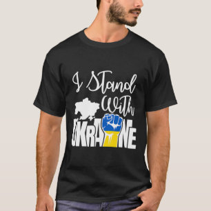 Camiseta Paz Na Ucrânia Eu Apoio A Ucrânia 