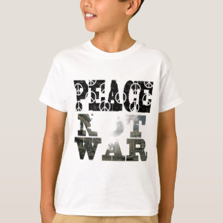 Camiseta paz-não-guerra