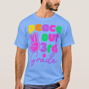 Camiseta Paz no 3º ano do último dia do verão na escola