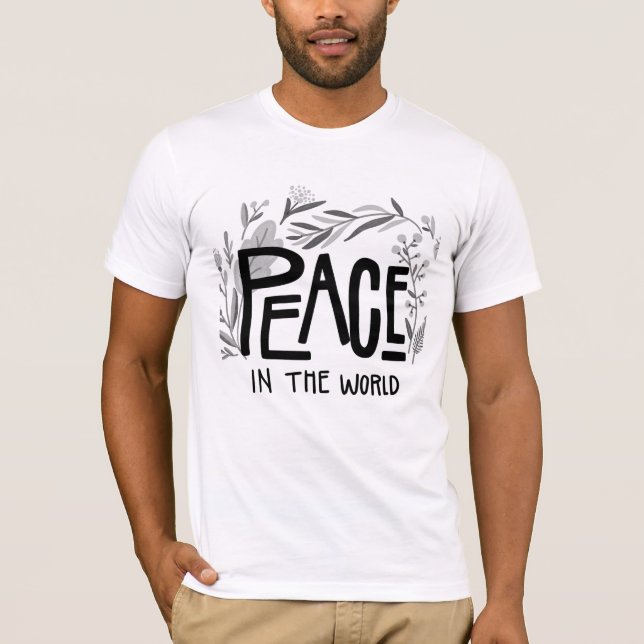 Camiseta Paz no Mundo (Frente)
