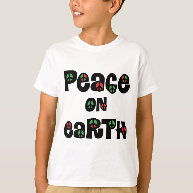 Camiseta Paz No Natal Da Terra (Frente)