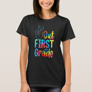 Camiseta Paz No Primeiro Ano Da Formando Da Escola 1 No Dia
