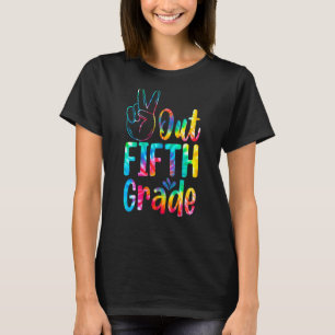 Camiseta Paz No Quinto Ano Do Formando Escolar No Último Di