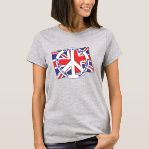 Camiseta Paz no Reino Unido