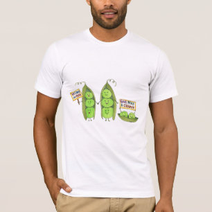 Camiseta Paz - Nós Vimos em Ervilhas