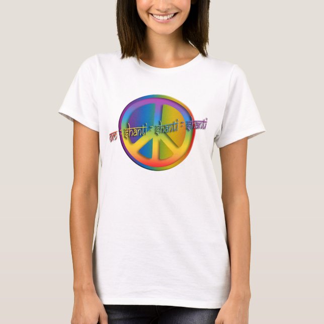 Camiseta Paz OM Shanti (Frente)